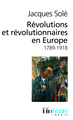 Révolutions et révolutionnaires en Europe, (1789-1918) (9782070340811-front-cover)