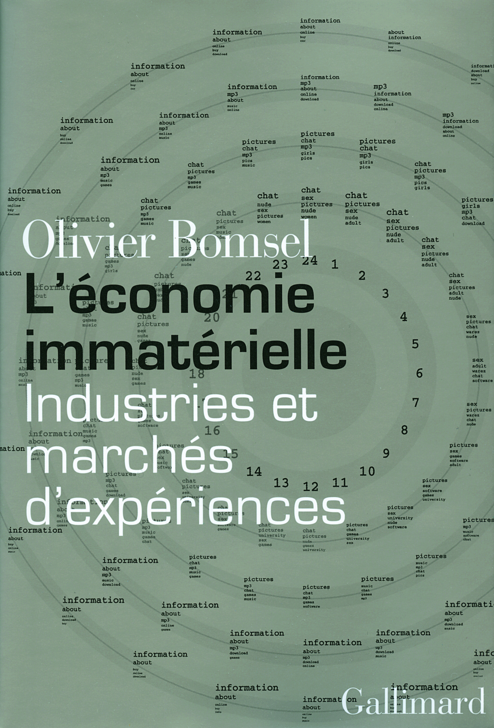 L'économie immatérielle, Industries et marchés d'expériences (9782070360246-front-cover)