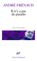 Il n'y a pas de paradis, Poèmes 1943-1960 (9782070301126-front-cover)