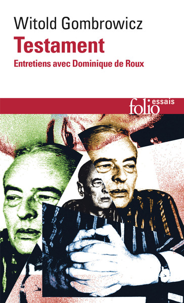 Testament, Entretiens avec Dominique de Roux (9782070329311-front-cover)