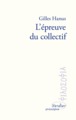 L'épreuve du collectif (9782864328650-front-cover)