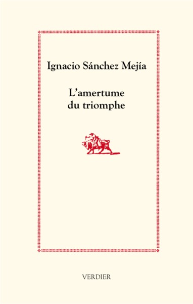 L'AMERTUME DU TRIOMPHE (9782864329213-front-cover)
