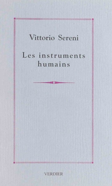 Les instruments humains poèmes, précédé de Journal d'Algérie (9782864321347-front-cover)