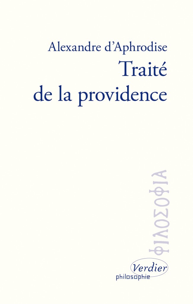 TRAITE DE LA PROVIDENCE (9782864323952-front-cover)