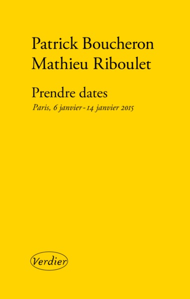 PRENDRE DATES (9782864328001-front-cover)