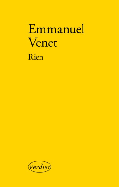 Rien roman (9782864327271-front-cover)