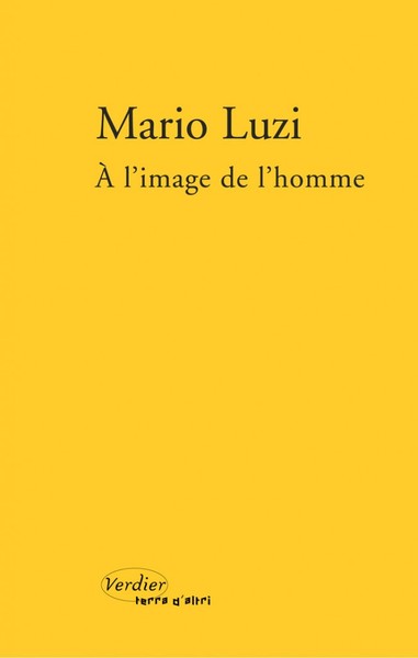 A L'IMAGE DE L'HOMME (9782864324089-front-cover)