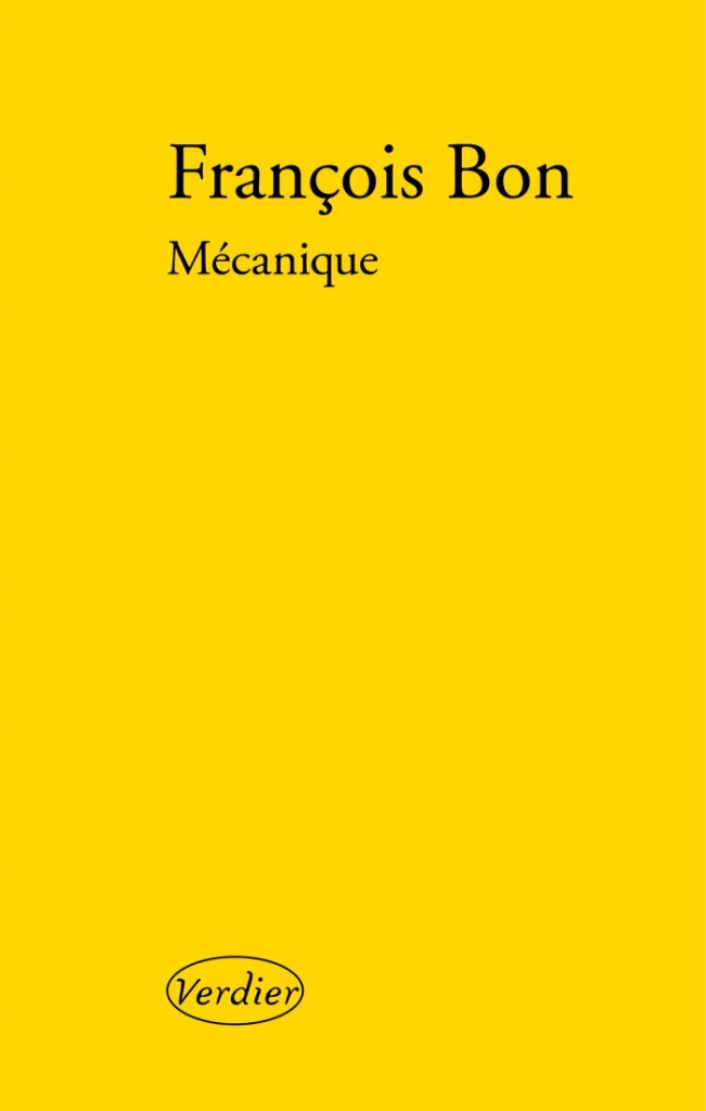 MECANIQUE (9782864323402-front-cover)