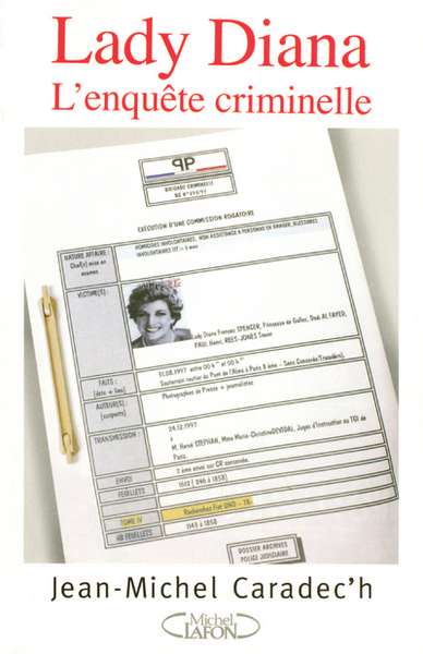 Lady Diana l'enquête criminelle (9782749904795-front-cover)