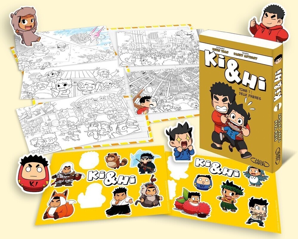 Ki & Hi - Edition collector - Tome 1 Deux frères (9782749963358-front-cover)