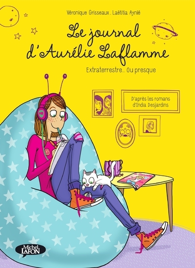 Le journal d'Aurélie Laflamme T1 - BD (9782749944838-front-cover)