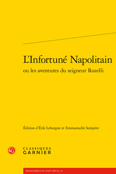 L'Infortuné Napolitain (9782406113522-front-cover)