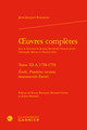 oeuvres complètes, Émile, Premières versions (manuscrits Favre) (9782406106982-front-cover)