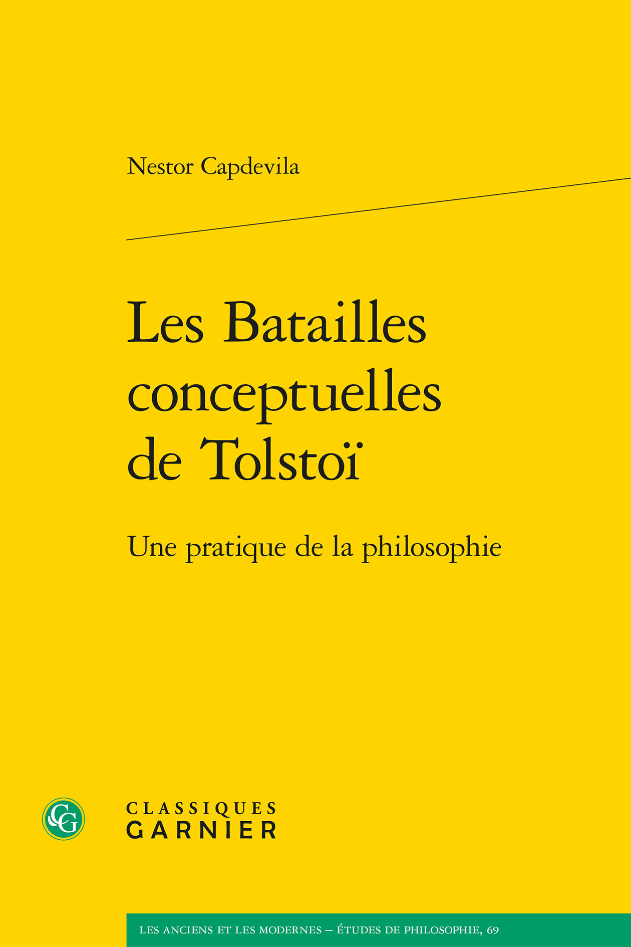 Les Batailles conceptuelles de Tolstoï, Une pratique de la philosophie (9782406188919-front-cover)