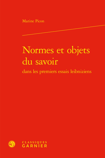 Normes et objets du savoir (9782406115328-front-cover)