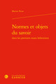 Normes et objets du savoir (9782406115328-front-cover)