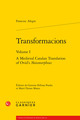 Transformacions, A Medieval Catalan Translation of Ovid's Metamorphoses (9782406180869-front-cover)