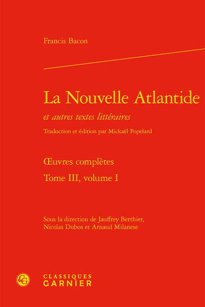 La Nouvelle Atlantide, oeuvres complètes (9782406125235-front-cover)