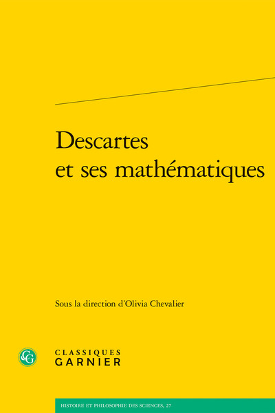 Descartes et ses mathématiques (9782406126539-front-cover)