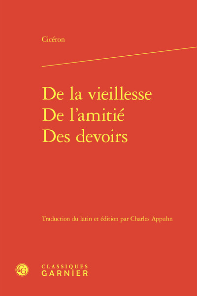 De la vieillesse - De l'amitié - Des devoirs (9782406192565-front-cover)