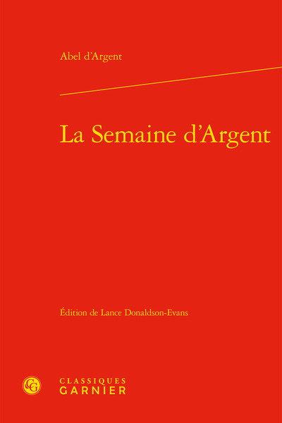 La Semaine d'Argent (9782406109723-front-cover)
