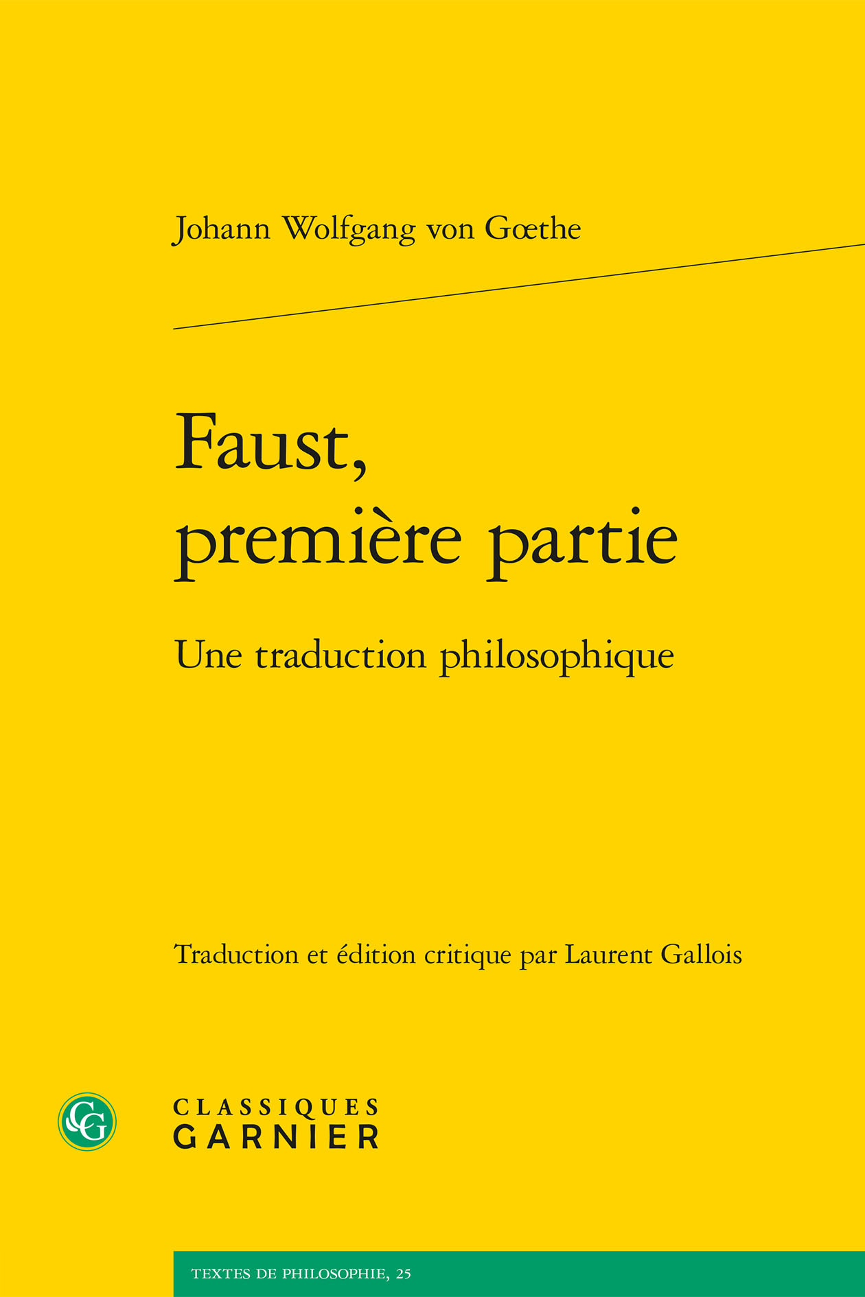Faust, première partie, Une traduction philosophique (9782406179474-front-cover)