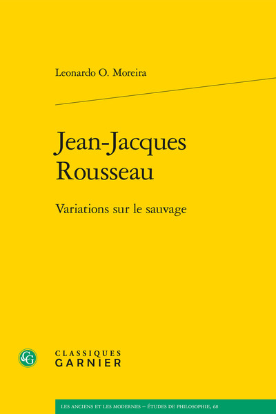 Jean-Jacques Rousseau, Variations sur le sauvage (9782406187653-front-cover)