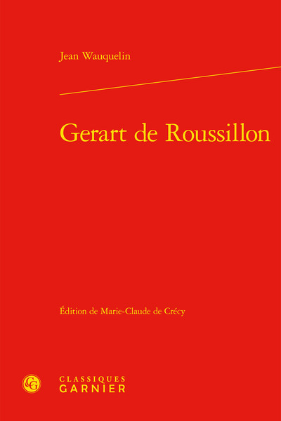 Gerart de Roussillon (9782406101239-front-cover)