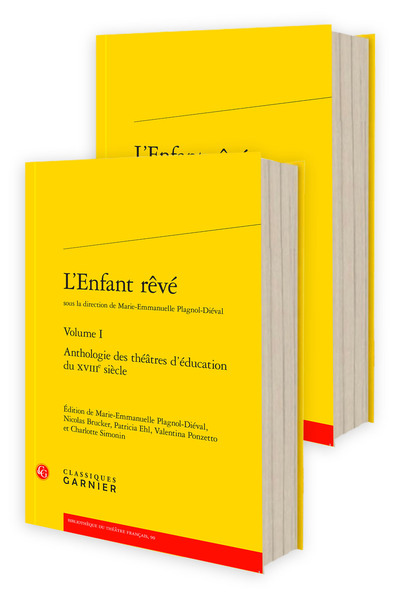 L'Enfant rêvé, Anthologie des théâtres d'éducation du XVIIIe siècle (9782406122289-front-cover)