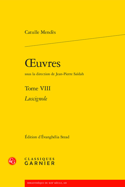 oeuvres, Luscignole (9782406145301-front-cover)