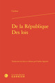 De la République - Des lois (9782406192688-front-cover)
