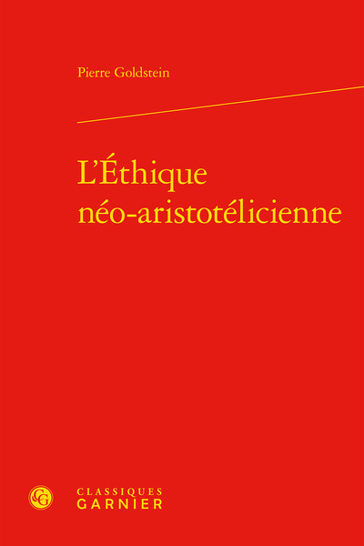 L'Éthique néo-aristotélicienne (9782406123774-front-cover)