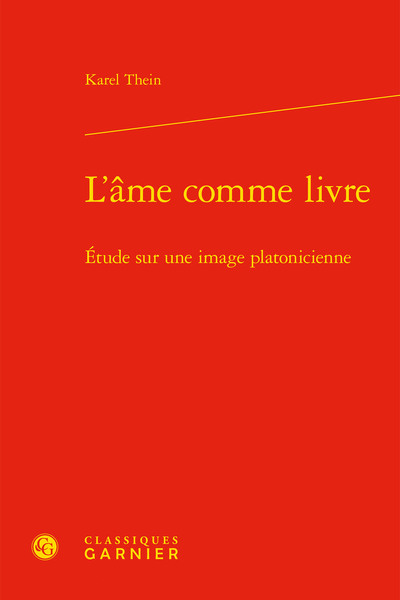 L'âme comme livre, Étude sur une image platonicienne (9782406101321-front-cover)