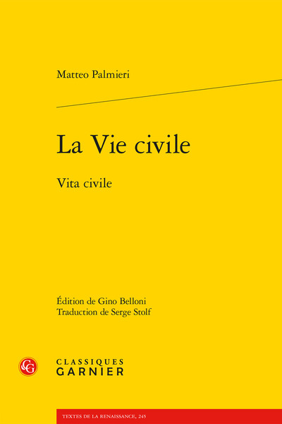 La Vie civile, Vita civile (9782406133094-front-cover)