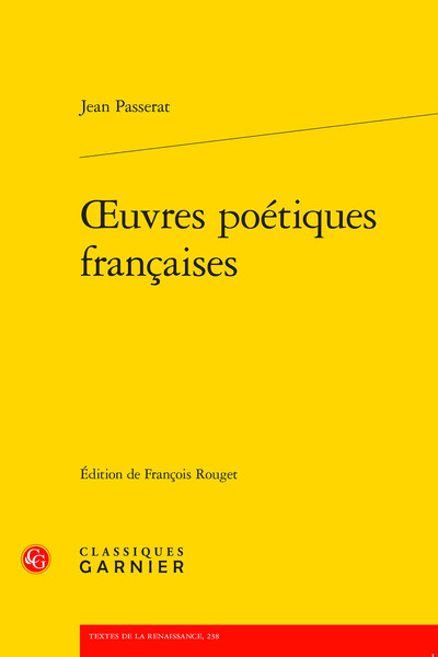 oeuvres poétiques françaises (9782406110675-front-cover)