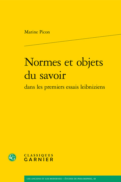Normes et objets du savoir (9782406115311-front-cover)