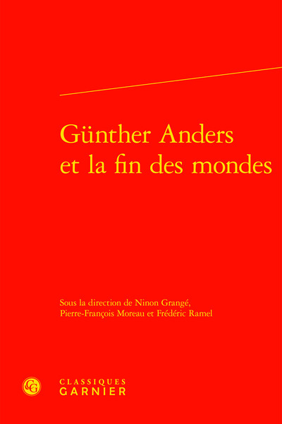 Günther Anders et la fin des mondes (9782406103660-front-cover)