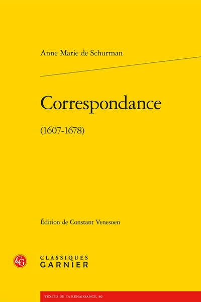 Correspondance, (1607-1678) (9782406129516-front-cover)