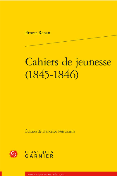 Cahiers de jeunesse (1845-1846) (9782406101345-front-cover)