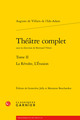 Théâtre complet, La Révolte, L'Évasion (9782406107132-front-cover)