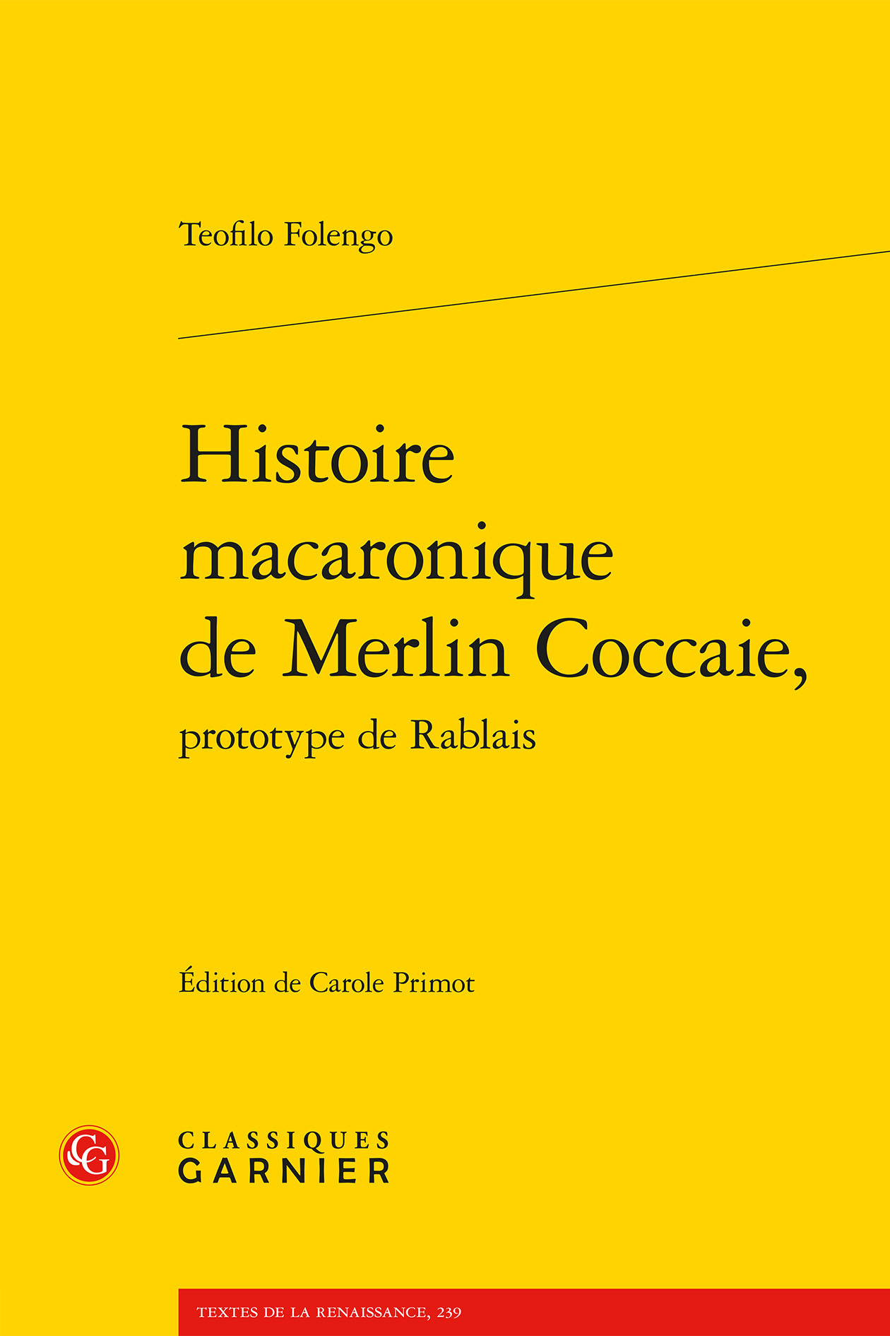 Histoire macaronique de Merlin Coccaie, (9782406109594-front-cover)