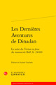 Les Dernières Aventures de Dinadan, La suite du Tristan en prose du manuscrit BnF, fr. 24400 (9782406179290-front-cover)