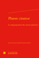 Platon citateur, La réappropriation des savoirs antérieurs (9782406104278-front-cover)