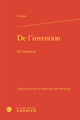 De l'invention, De inventione (9782406192503-front-cover)