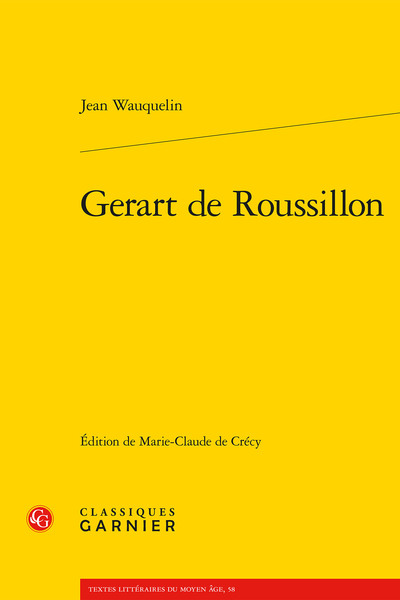 Gerart de Roussillon (9782406101222-front-cover)