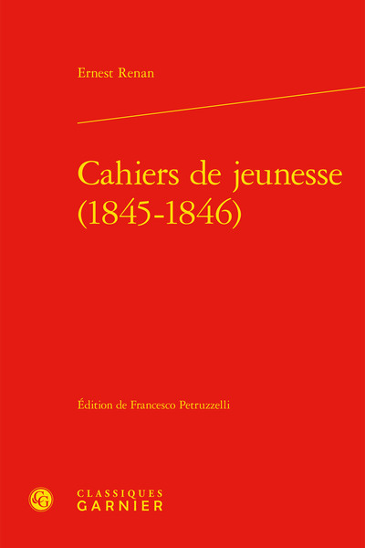 Cahiers de jeunesse (1845-1846) (9782406101352-front-cover)