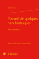 Recueil de quelques vers burlesques, Une anthologie (9782406108801-front-cover)