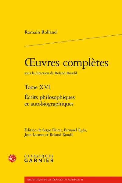 oeuvres complètes, Écrits philosophiques et autobiographiques (9782406170693-front-cover)