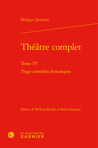 Théâtre complet, Tragi-comédies historiques (9782406129318-front-cover)