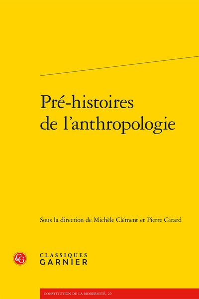 Pré-histoires de l'anthropologie (9782406123682-front-cover)